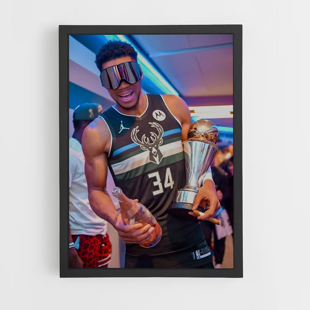 Poster Le Titan Grec – affiche Basketball (vue 2)